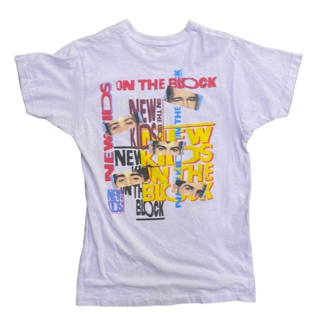 Screen Stars White New Kids On The Block Graphic Tee